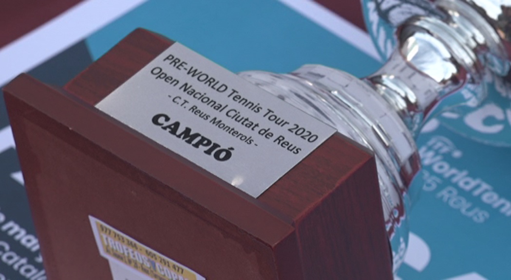 Els premis del VII Open Nacional de Tennis Ciutat de Reus Pre World Tennis Tour 2020 Autolica Mercedes-Benz 