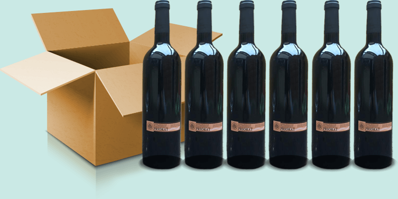 caixa solidària de vins dels Vinicultors del Priorat