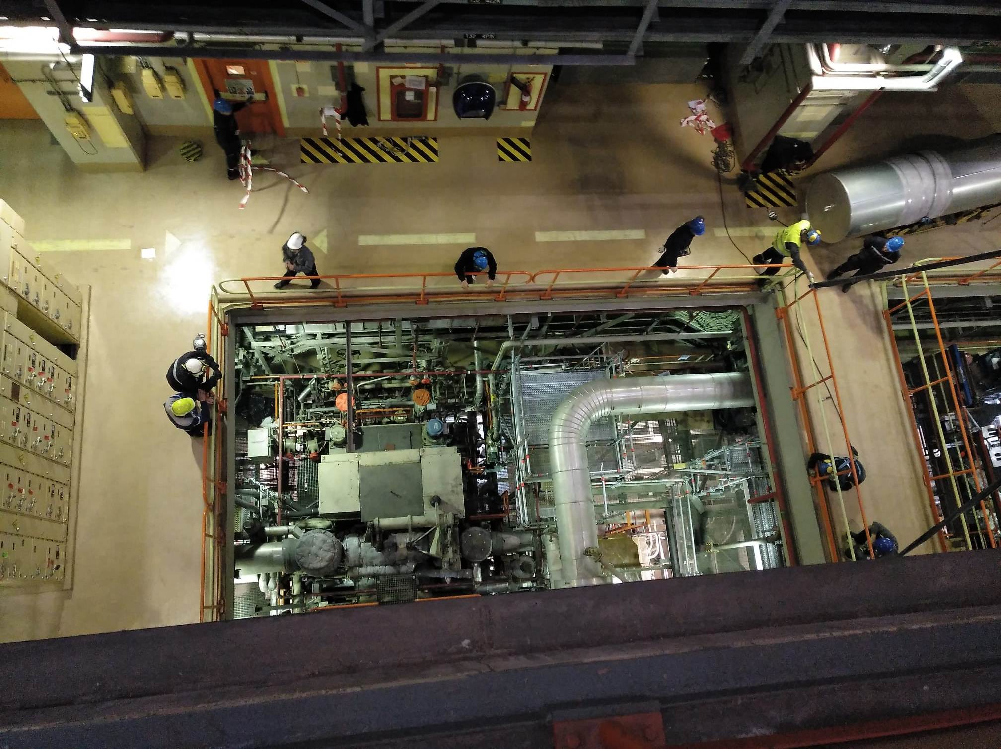 Sala de turbines de la central nuclear de Vandellòs II.