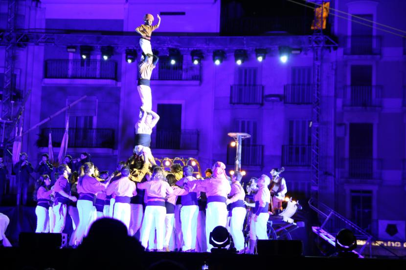 Imatge de l'espectacle inaugural Reus Capital Cultura Catalana 2017.