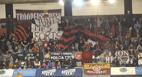 Imatge del partit d'OK Lliga entre el Reus Deportiu Miró i el Barça de la temporada passada