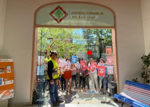 manifestació consell comarcal