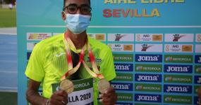 Oukhelfen, campió d'Espanya sub23 dels 1500 i 5000 metres