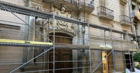 restauració façana palau bofarull